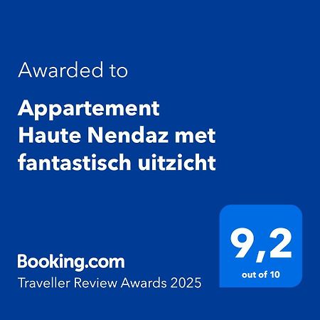 Appartement Haute Nendaz Met Fantastisch Uitzicht Dış mekan fotoğraf